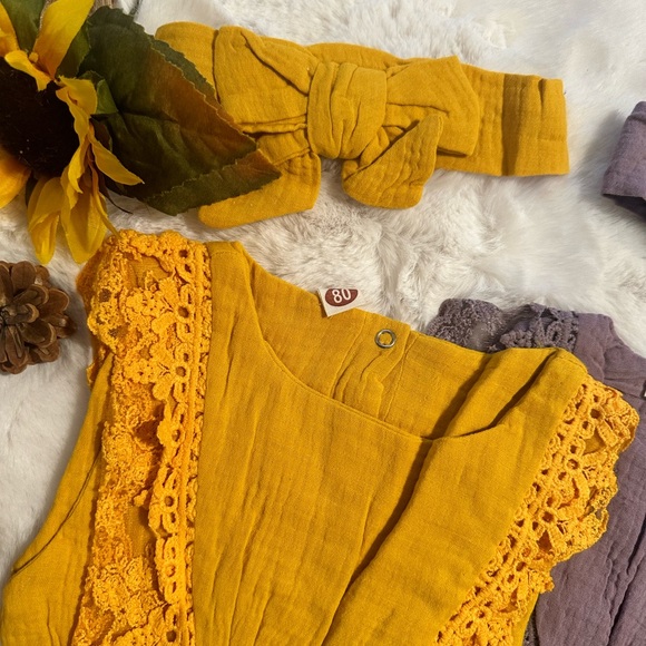 🌸3/$12,Bundle 2 of girl’s jumper 0-3 months new - Picture 8 of 10